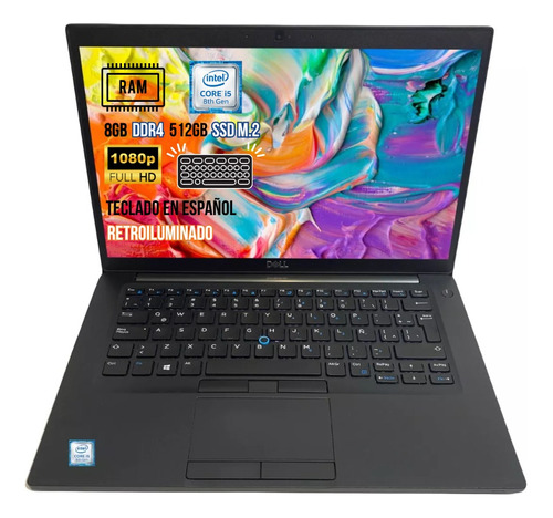 Laptop Dell Barata I5 8va 8gb 512 Ssd Batería Nueva + Regalo (Reacondicionado)