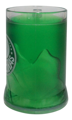 Caneca Com Gel Térmico Escudo S.e Palmeiras Verdão 400ml Cor Verde