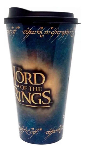 Vaso Con Tapa The Lord Of The Rings 500cc Licencia Oficial