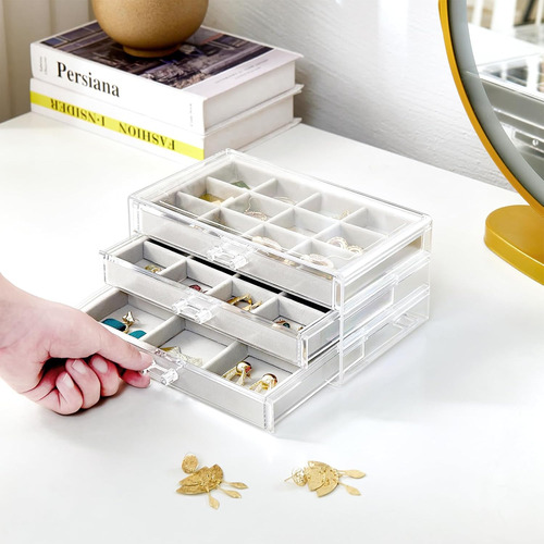 Organizador De Pendientes Y Joyas Con Soporte Para Aretes