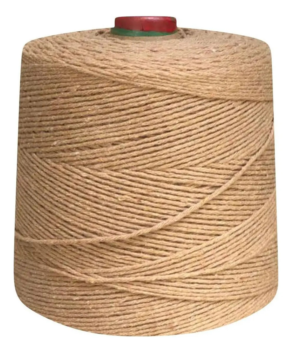 Barbante 8 Fios Eco Brasil 1Kg Crochê/Tricô Castanho 750m