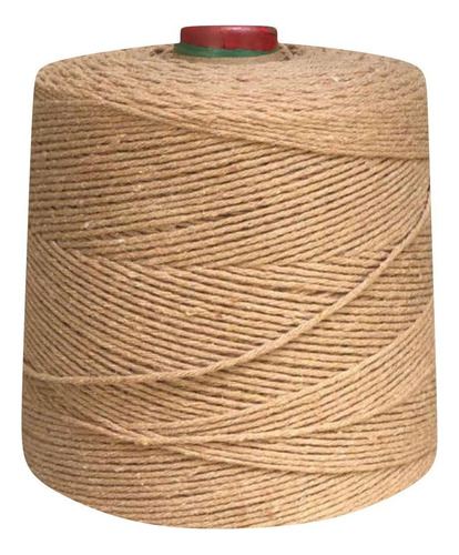 Barbante 8 Fios 1 Kg Eco Brasil Linha Crochê Tricõ Coloridas Cor Castanho