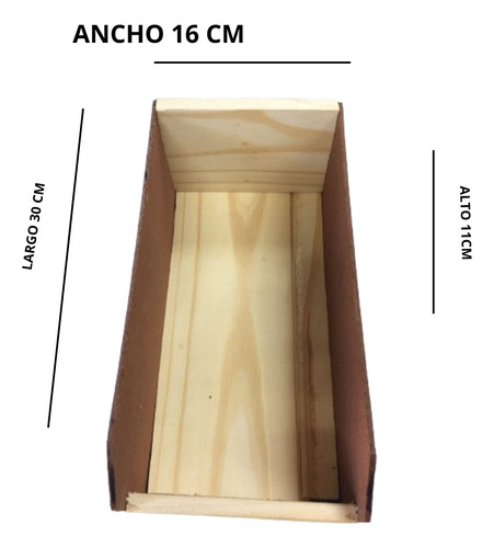 Cajon Madera Organizador Ideal Comercio - En Xero 