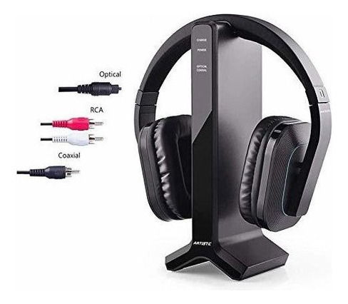 Auriculares Inalambricos Para Smart Tv Con Base De Carga Del