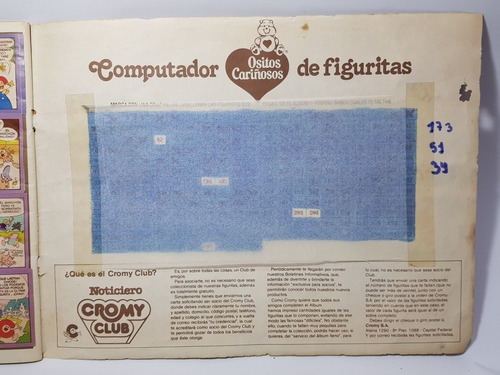 Imagen 8 de 10 de Álbum Ositos Cariñosos Figuritas 1986 Completo Exc Mag 56885