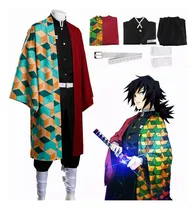 Comprar Disfraz De Anime Demon Slayer Kimetsu No Yaiba Tomioka Giyuu Traje De Cosplay Anime Japonés Ropa De Rendimiento Del Drama Ropa Hombre, Mujer Y Niños