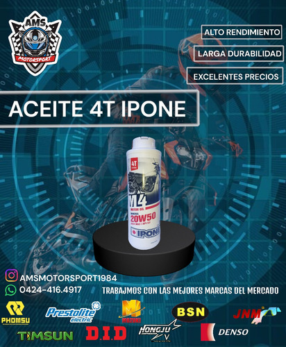 Aceite Ipone 4t