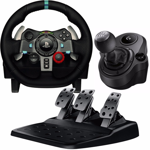 Imagen 2 de 5 de Volante Logitech G29 Pedalera + Palanca G29 Ps3 Ps4 Pc