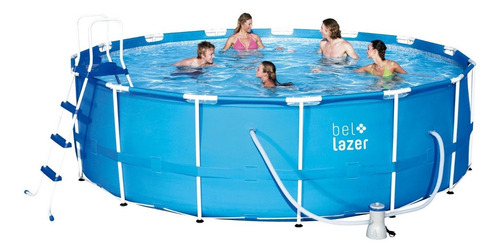 Piscina Armação Redonda 16000l Com Kit 511400 Belfix 220v