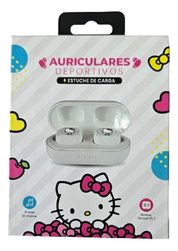 Sanrio Audifonos Deportivos Hello Kitty Bluetooth