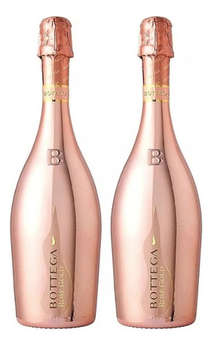 Espumante Bottega Prosecco Rose Gold × 2 Unidades.