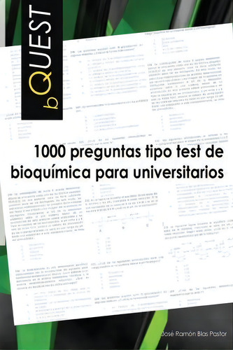 Bquest, De Dr Jose Ramon Blas Pastor. Editorial Createspace Independent Publishing Platform, Tapa Blanda En Español