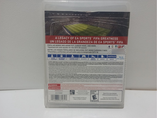 Fifa 18 Ps3 Playstation 3 Original Fisico (Reacondicionado)