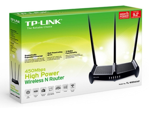 Imagen 4 de 6 de Router Wifi Tp-link Tl-wr941hp 450 Mbps Rompemuro