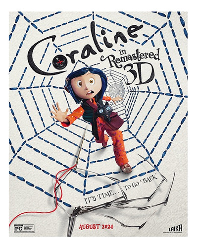Poster La Película Coraline 3d Remasterizada
