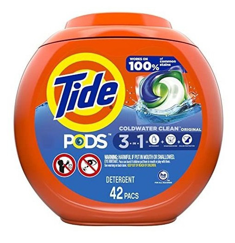 Jabón Y Detergente Para Ropa Tide Pods, Aroma Original