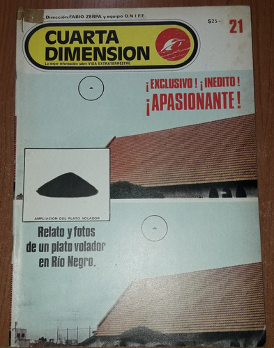 Revista Cuarta Dimension N°21   Junio De 1975