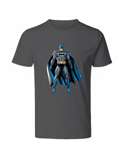 Polera Batman Clasico Dc Comics Estampadas Algodon   