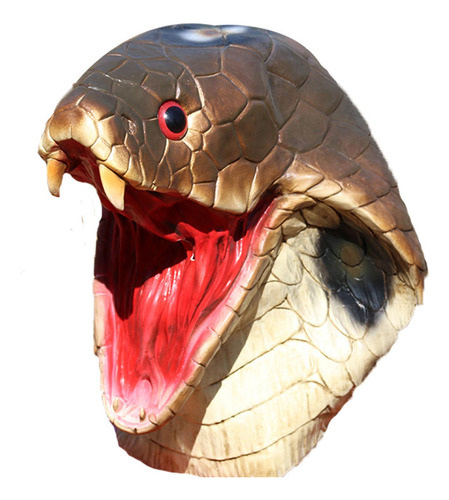 2 Máscara De Serpiente De Látex, Accesorio Para Sombreros