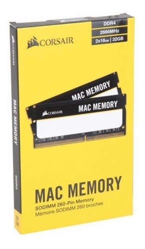 Imagem 1 de 5 de Memória Ram 32gb (2x16gb) 2666mhz Corsair iMac 5k 2018a2020