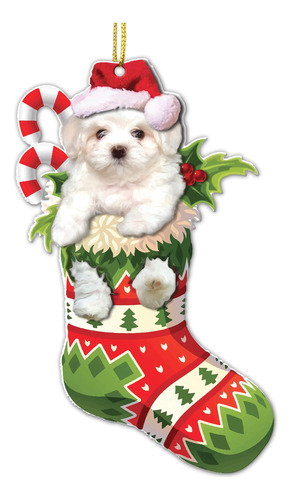Crazytops Divertido Adorno Para Arbol Navidad Perro Idea 2