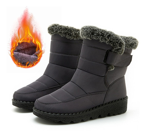 Bota Forrada W/ Fur Botas Impermeables Frío Extremo Caliente