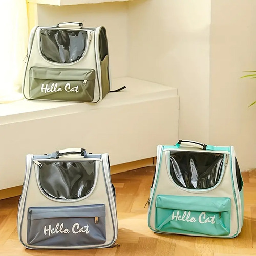 Bolso Transportadora Mochila Perros Gatos Pequeños Paseo New Color Color Variado