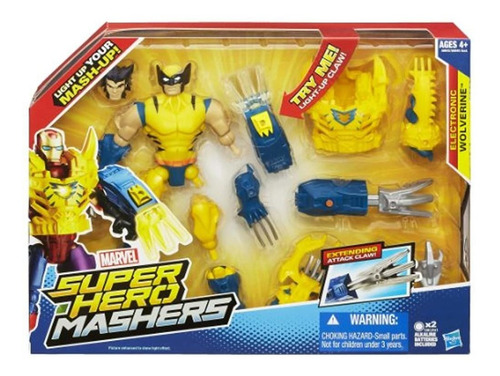Marvel Super Hero Mashers Figura Electronica Wolverine