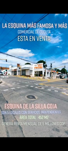 Esquina Comercial En El Barrio San Luis De Cucuta 452 M2