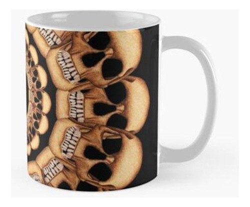 Taza X4 Rusty Skull Mandala Calidad Premium