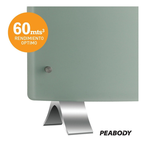Panel calefactor eléctrico Peabody PE-VQM20 blanco 220V