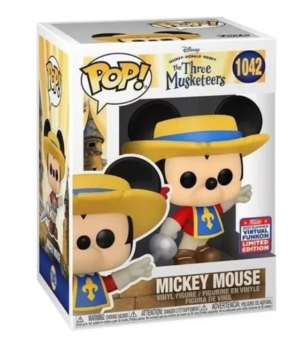 Funko Pop:disney Mickey Mouse Tres Mosqueteros (1042) Exclus