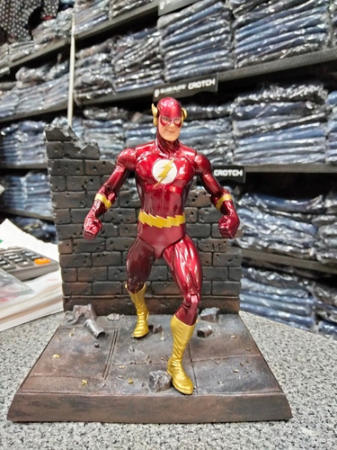Dc Collectibles, Flash, Alex Ross, Cromado, Barry Allen!! (Usado)