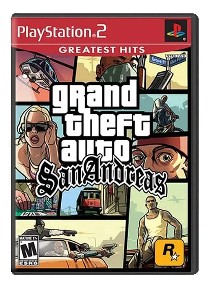 Jogo Grand Theft Auto: San Andreas Greatest Hits Ps2 Físico