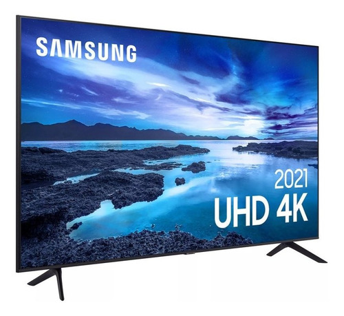 Imagem 3 de 4 de Samsung Smart Tv 60 Uhd 4k 60au7700 Processador Crystal 4k T