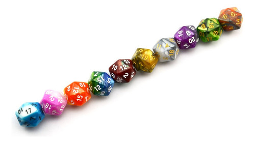 Esperanza Desolada 10pack Dos Colores 20 Cara Dados D20 Dado