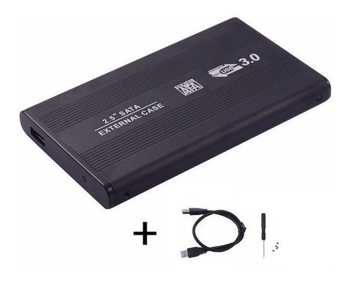 Imagen 4 de 5 de Caja Externa Case Sata Disco Duro 2.5'' Usb 3.0 Laptop Port