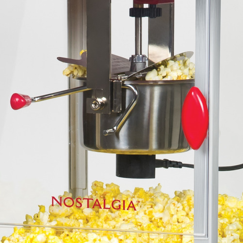 Máquina de palomitas Nostalgia CCP399 aire caliente roja 325W 127V