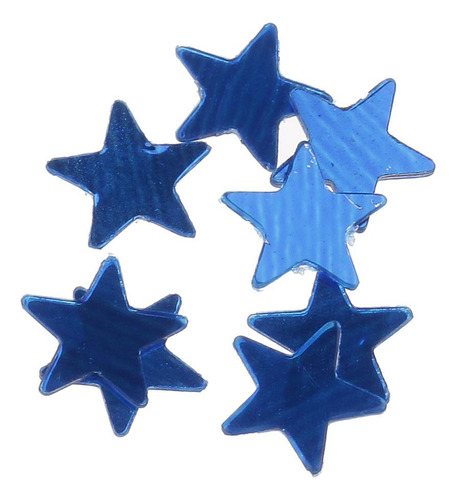 Navidad 6 Estrella De Cinco Puntos 6mm Azul