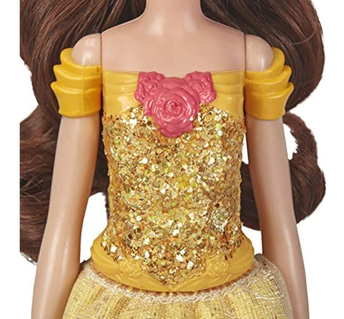 Imagen 5 de 5 de Princesa De Disney Shimmer Belle Muñeca De Moda
