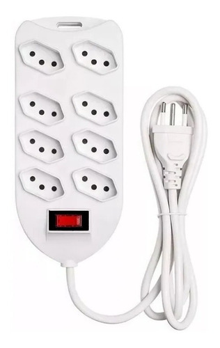 Régua/linha Extensão Tomada Energia Elétrica Bivolt 3 Pinos