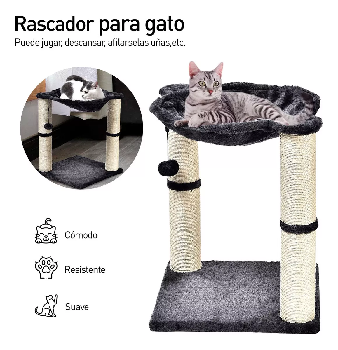 Primera imagen para búsqueda de hamaca para gato