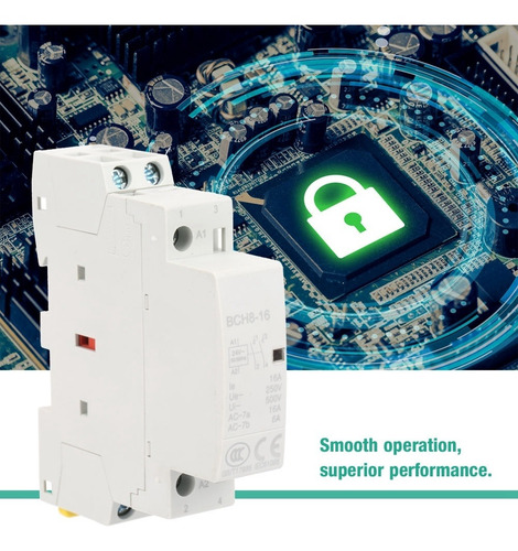 Contactor 2p 16a 24v 1no 1nc 50/60 Hz, Riel Din Doméstico, C