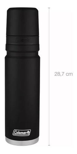 Imagen 5 de 10 de Termo Acero Inoxidable Coleman - 700ml Negro