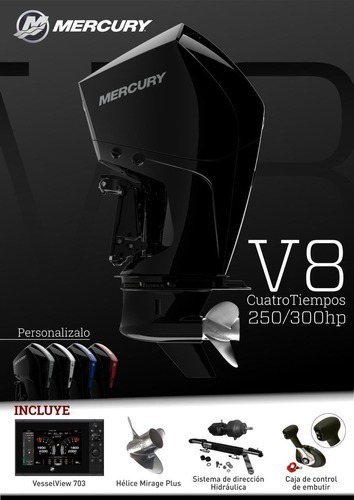 Imagen 6 de 15 de Motor Mercury 300hp 4t V8 Nueva Generación/ No Honda, Yamaha