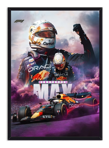 Cuadro Decorativo Póster Verstappen Formula 1 