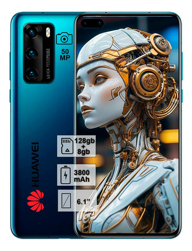 Celular Huawei P40 Ana-lx4 128gb 8gb Ram (Reacondicionado)