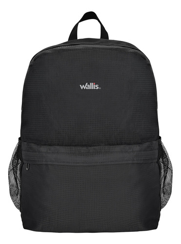 Mochila De Viaje Plegable Wallis De 16 L Con Funda B0303316 Color Negro