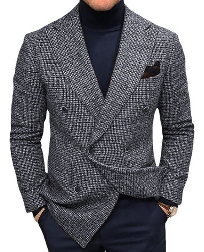 Blazer Chamarra Casual De Talla Grande For Hombre Es Cómoda