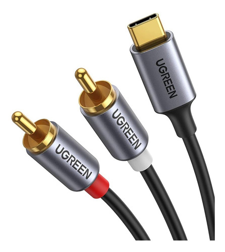 Cable Usb-c A Rca Chip Dac Amplificador De Parlante Ugren